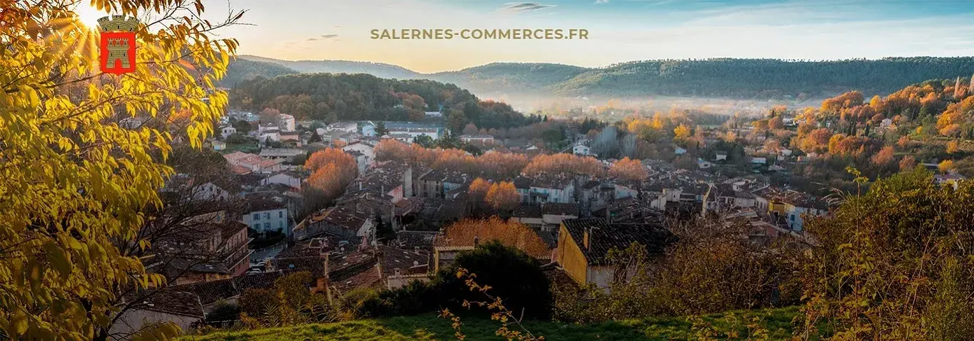 image vue du village Salernes